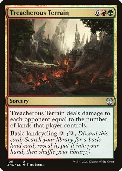 Treacherous Terrain, Commander: Zendikar Rising 105