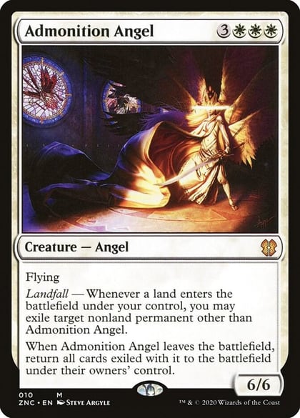 Admonition Angel, Commander: Zendikar Rising 10