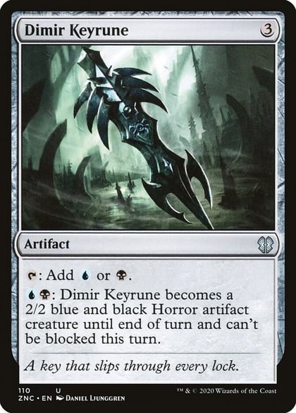 Dimir Keyrune, Commander: Zendikar Rising 110
