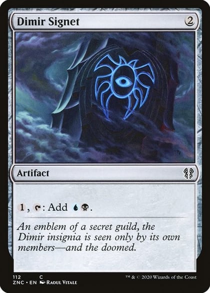 Dimir Signet, Commander: Zendikar Rising 112