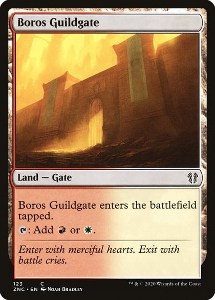Boros Guildgate, Commander: Zendikar Rising 123