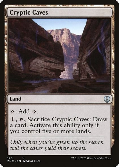 Cryptic Caves, Commander: Zendikar Rising 125