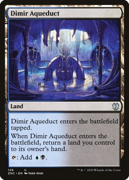 Dimir Aqueduct, Commander: Zendikar Rising 126