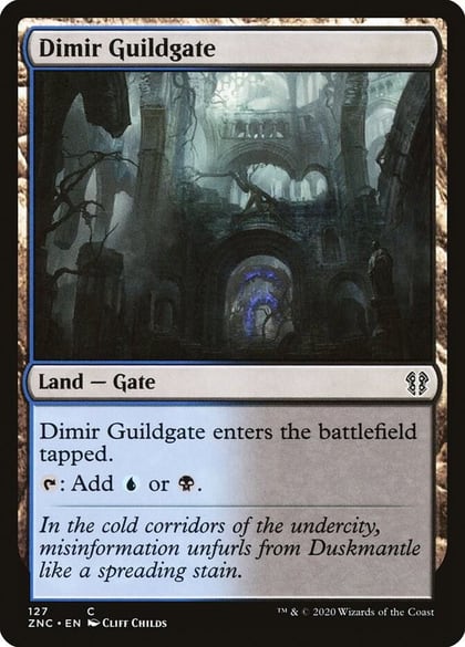 Dimir Guildgate, Commander: Zendikar Rising 127