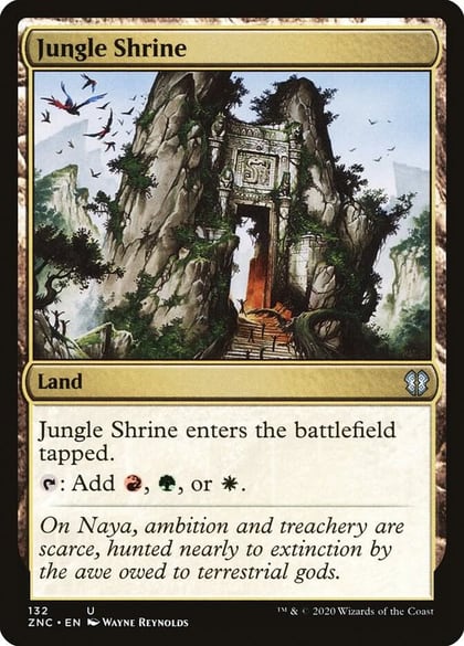 Jungle Shrine, Commander: Zendikar Rising 132