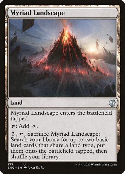 Myriad Landscape, Commander: Zendikar Rising 135