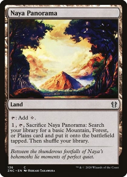 Naya Panorama, Commander: Zendikar Rising 136