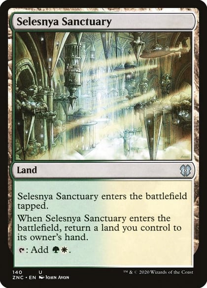 Selesnya Sanctuary, Commander: Zendikar Rising 140