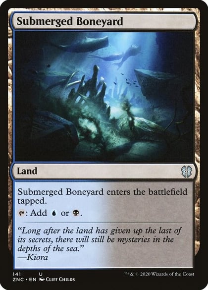 Submerged Boneyard, Commander: Zendikar Rising 141