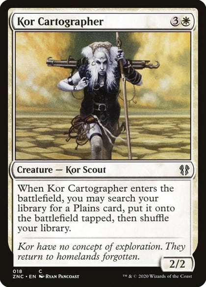 Kor Cartographer, Commander: Zendikar Rising 18