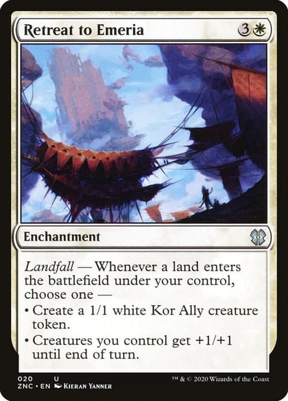 Retreat to Emeria, Commander: Zendikar Rising 20