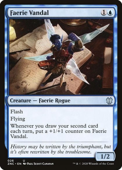Faerie Vandal, Commander: Zendikar Rising 26