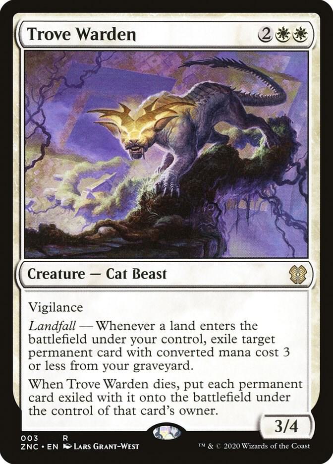 Trove Warden, Commander: Zendikar Rising 3