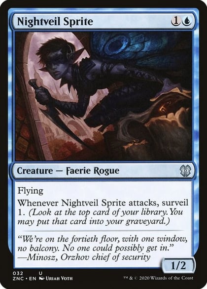Nightveil Sprite, Commander: Zendikar Rising 32