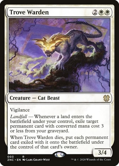 Trove Warden, Commander: Zendikar Rising 3
