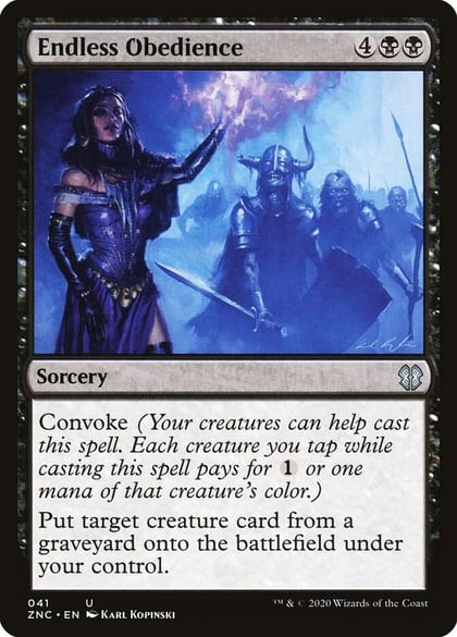 Endless Obedience, Commander: Zendikar Rising 41