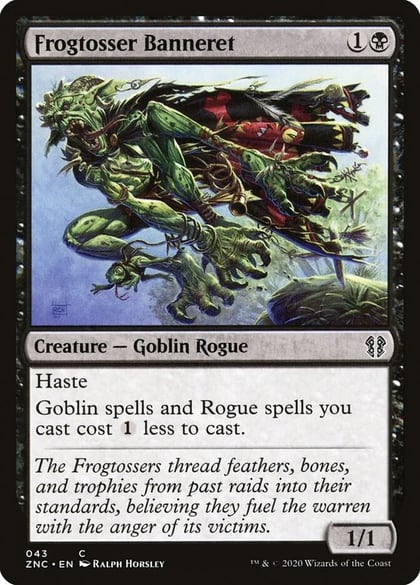 Frogtosser Banneret, Commander: Zendikar Rising 43