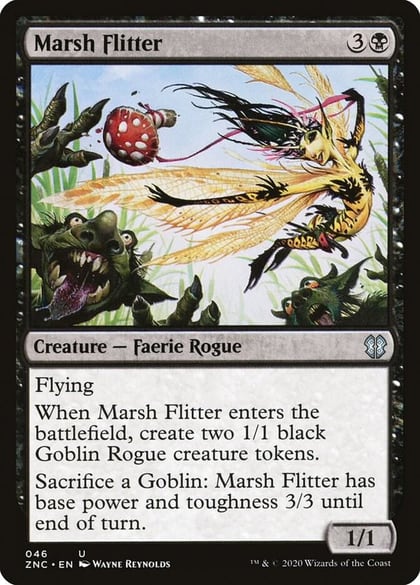 Marsh Flitter, Commander: Zendikar Rising 46