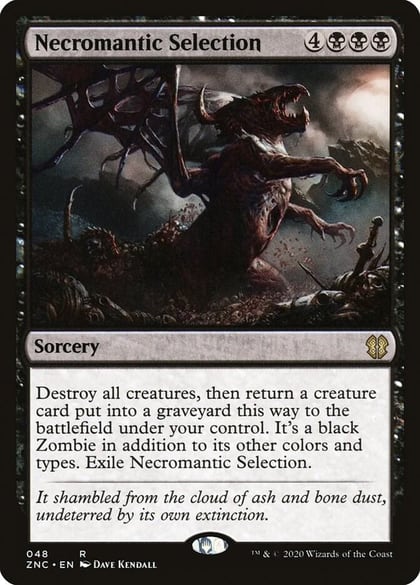 Necromantic Selection, Commander: Zendikar Rising 48
