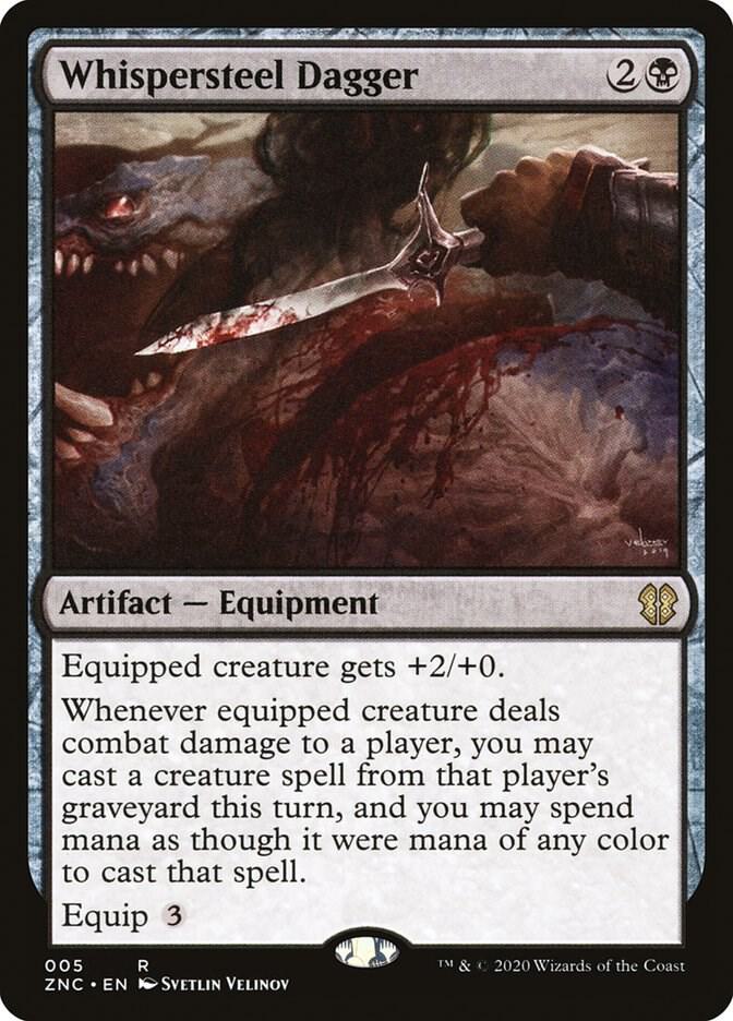 Whispersteel Dagger, Commander: Zendikar Rising 5