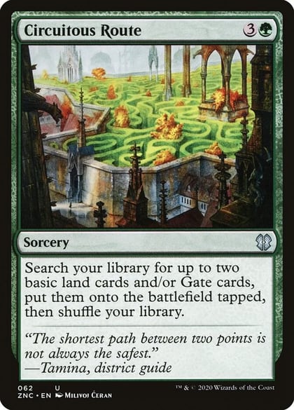 Circuitous Route, Commander: Zendikar Rising 62