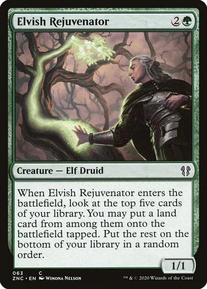Elvish Rejuvenator, Commander: Zendikar Rising 63