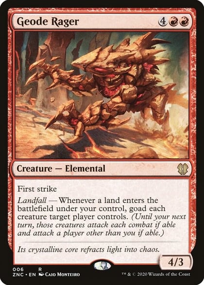Geode Rager, Commander: Zendikar Rising 6