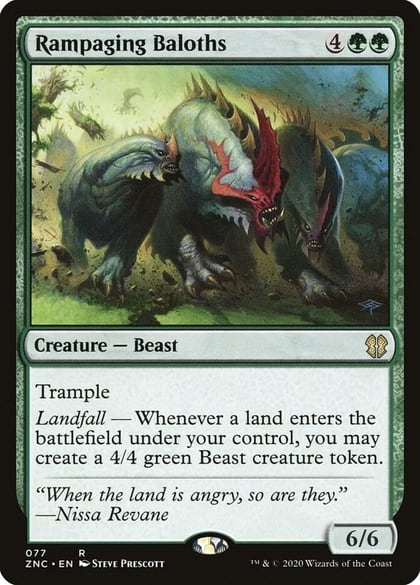 Rampaging Baloths, Commander: Zendikar Rising 77