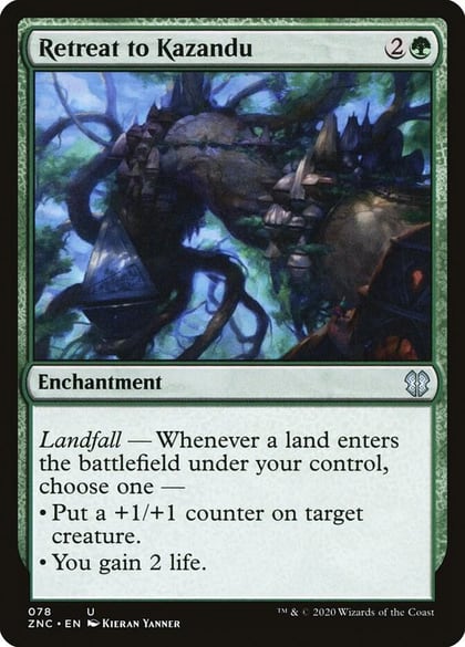 Retreat to Kazandu, Commander: Zendikar Rising 78