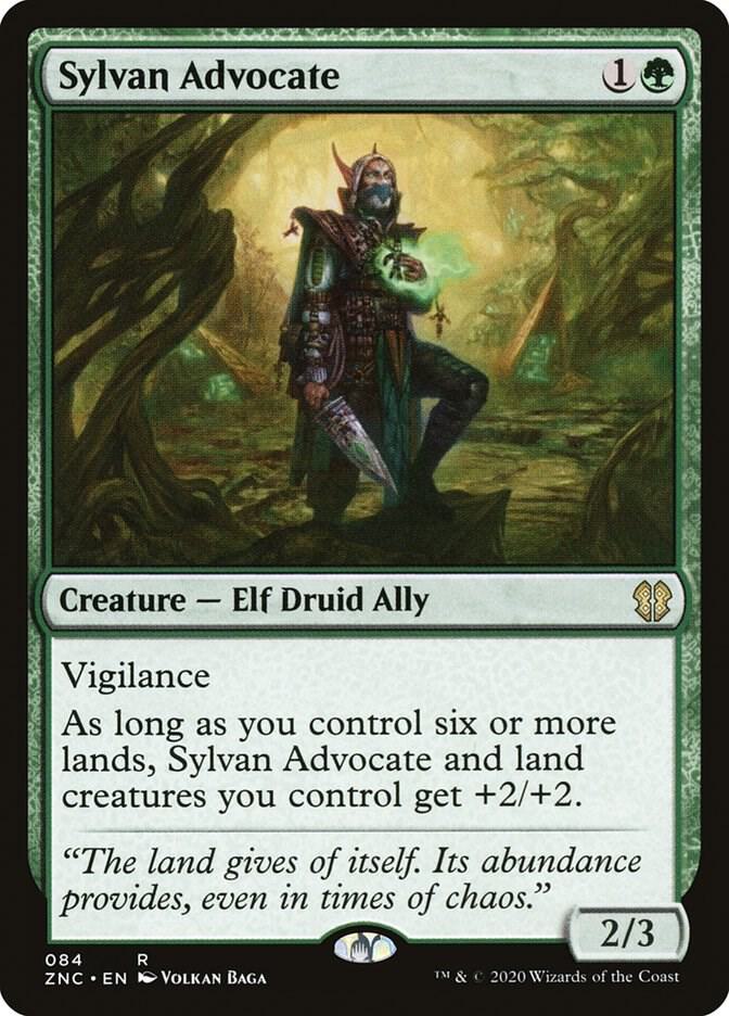Sylvan Advocate, Commander: Zendikar Rising 84