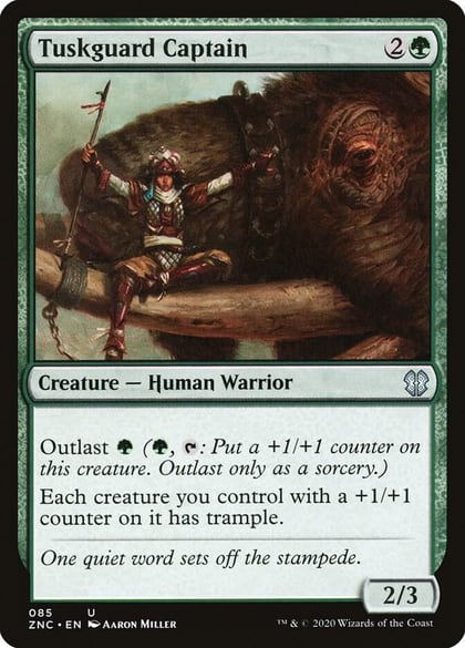 Tuskguard Captain, Commander: Zendikar Rising 85