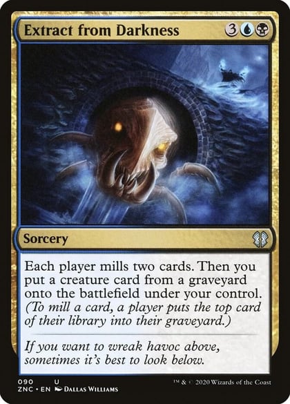 Extract from Darkness, Commander: Zendikar Rising 90