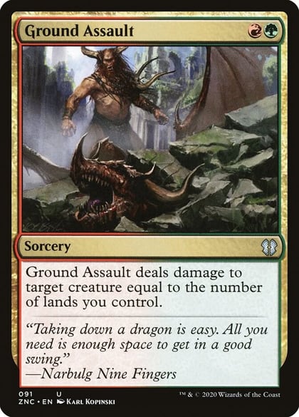 Ground Assault, Commander: Zendikar Rising 91