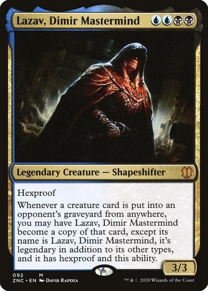 Lazav, Dimir Mastermind, Commander: Zendikar Rising 92