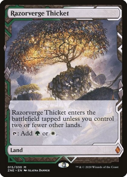 Razorverge Thicket, Zendikar Rising Expeditions 15