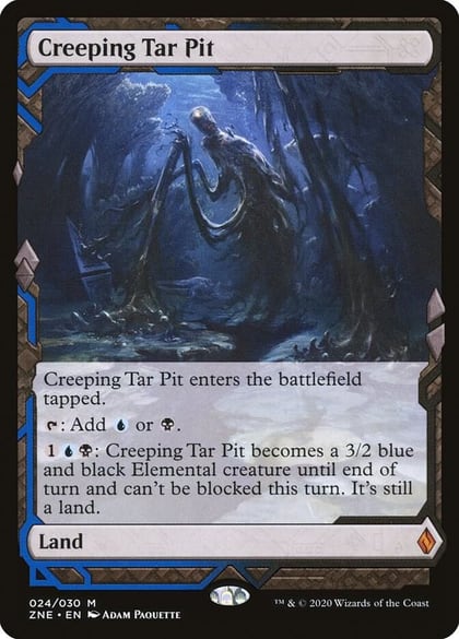 Creeping Tar Pit, Zendikar Rising Expeditions 24