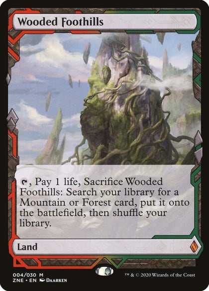 Wooded Foothills, Zendikar Rising Expeditions 4