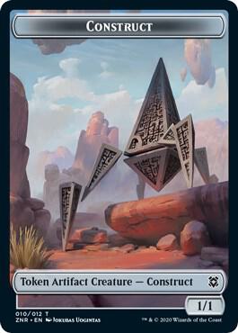 Construct // Illusion Double-Sided Token, Zendikar Rising 10 // 6