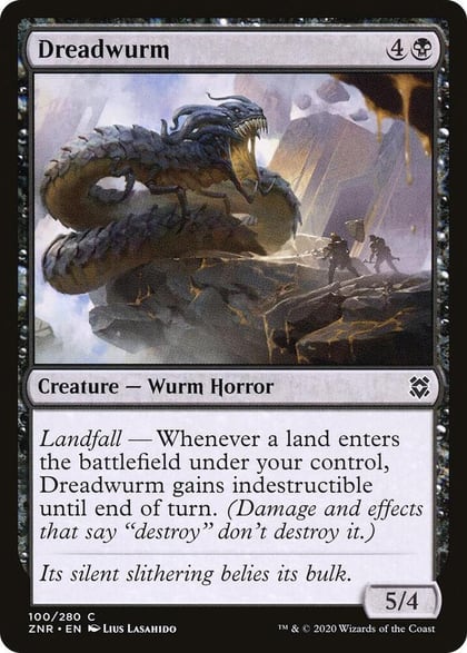 Dreadwurm, Zendikar Rising 100