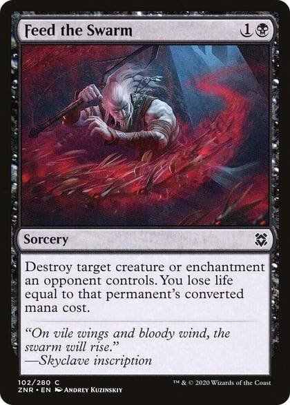 Feed the Swarm, Zendikar Rising 102