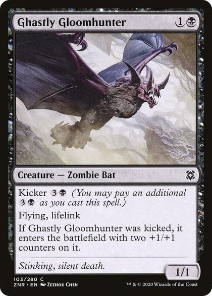 Ghastly Gloomhunter, Zendikar Rising 103