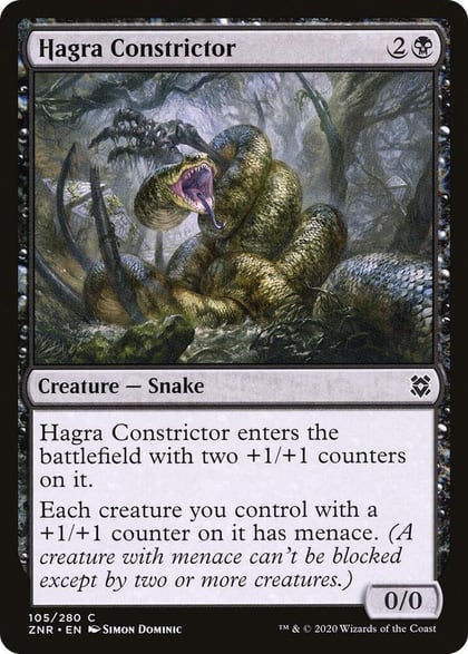 Hagra Constrictor, Zendikar Rising 105