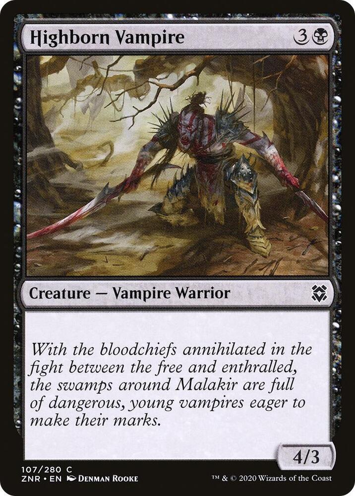 Highborn Vampire, Zendikar Rising 107