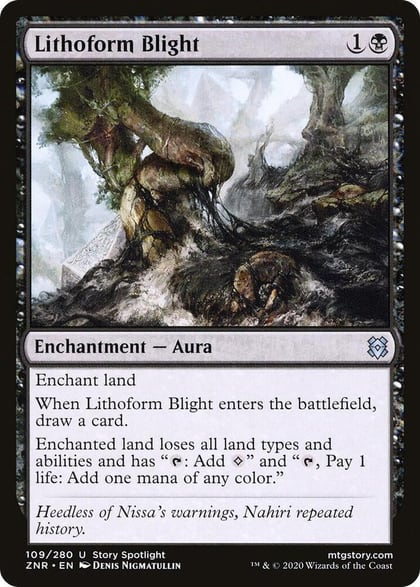 Lithoform Blight, Zendikar Rising 109