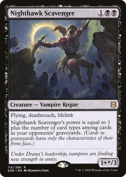 Nighthawk Scavenger, Zendikar Rising 115