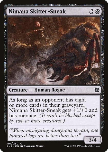 Nimana Skitter-Sneak, Zendikar Rising 116