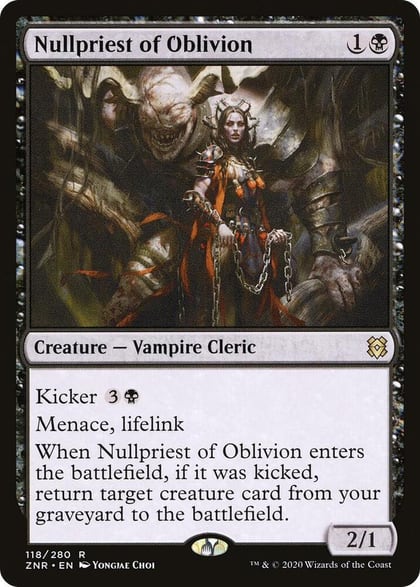 Nullpriest of Oblivion, Zendikar Rising 118