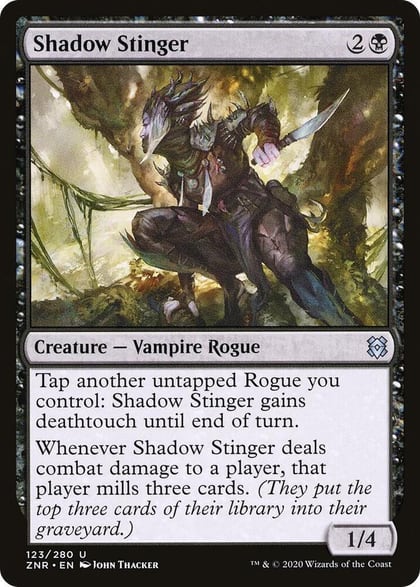 Shadow Stinger, Zendikar Rising 123