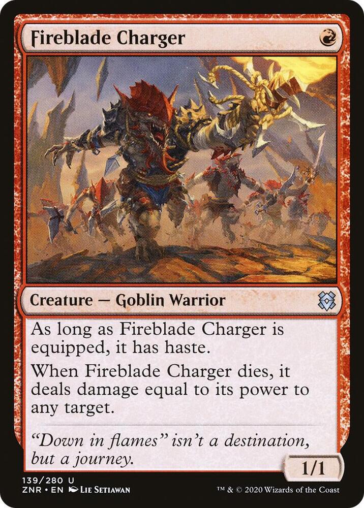 Fireblade Charger, Zendikar Rising 139