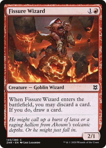 Fissure Wizard, Zendikar Rising 140